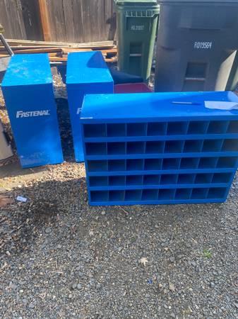 Storage bin cabinets
