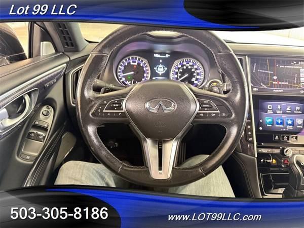 2017 INFINITI Q60 AWD All Wheel Drive Red Sport 400  3.0L Twin Turbo V 11