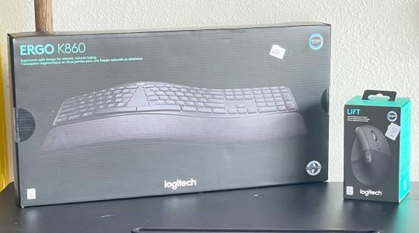 New Keyboard ERGO & Height Adjustable Standing Desk & more..