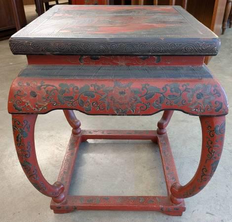 End Table, Antique Accent Table & Wooden TV Stand / Coffee Table from 5