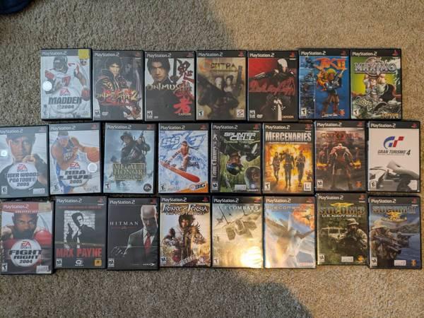 Playstation 2 Console + Games