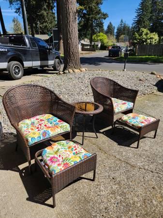 🌞Modern PATIO Wicker (Like) 5 Piece SET-Excellent Shape!