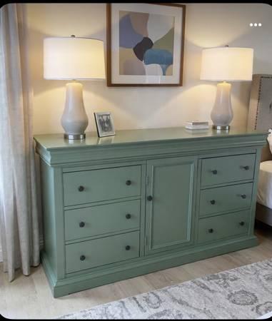 Modern tall wood dresser 6