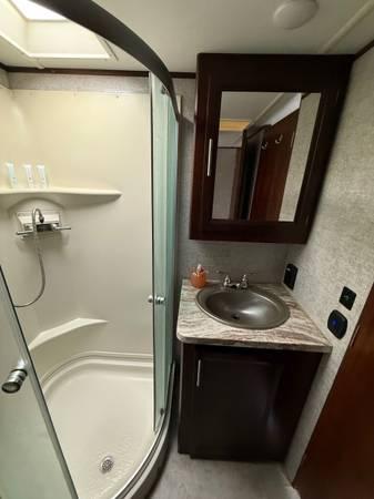 2018 Vengeance By Forest River 42’ Toy Hauler F/W 1 Slide Rear Garage 21