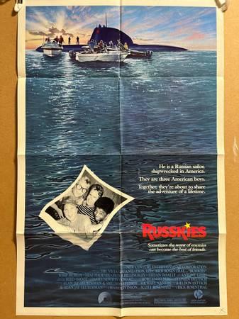 Two different posters for the 1987 cult film RUSSKIES!