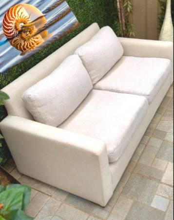 Free Delivery Used Cream-Gray Restoration Hardware Starter Couch 7