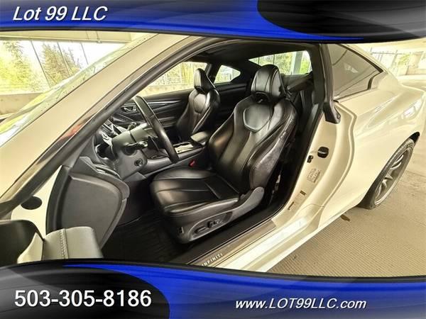 2017 INFINITI Q60 AWD All Wheel Drive Red Sport 400  3.0L Twin Turbo V 12