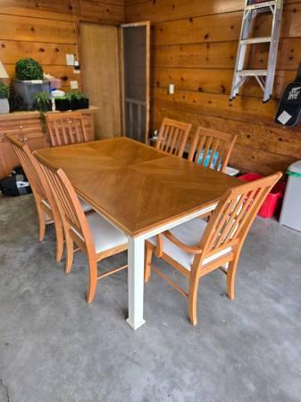 Thomasville matching set: dining room table, chairs, living room table