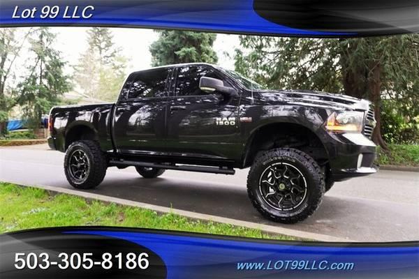 2017 RAM 1500 4x4 4WD Dodge Night  V8 HEMI Heated Leather Seats LIFTED 20S Truck 7