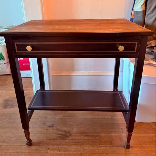 Refinished Solid Wood Entry/Small Console Table