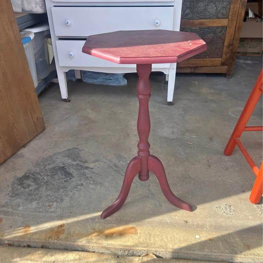 Octagon side table