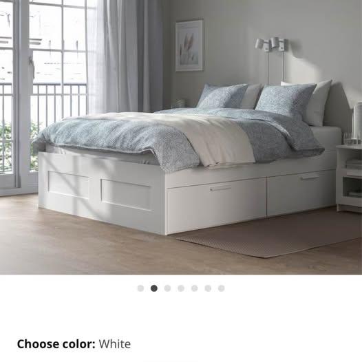 IKEA full bed frame and mattress