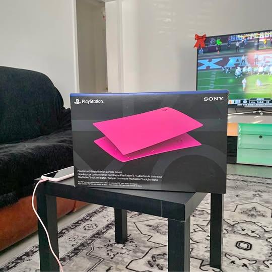 Ps5 console cover nova pink