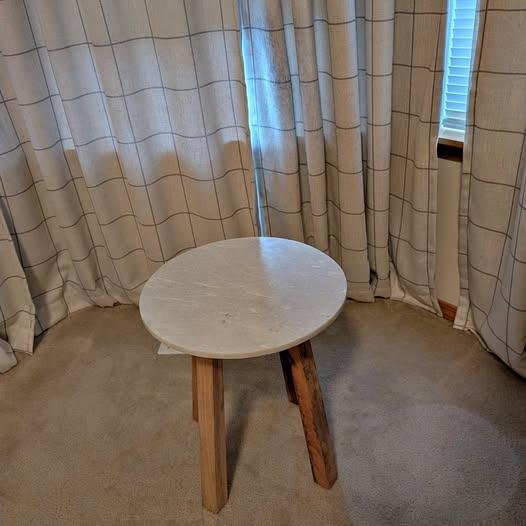Four Legged Round Side Table