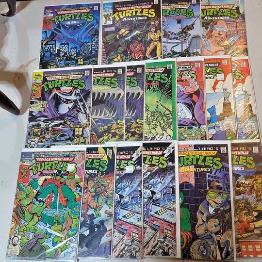 Teenage Mutant Ninja Turtles TMNT Archie Adventures Comics 82 Issue Lot