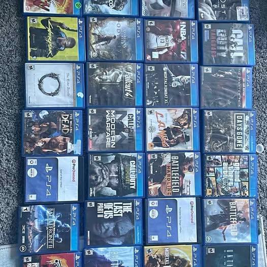 PS4 games for sale — priced individually / bundle deals