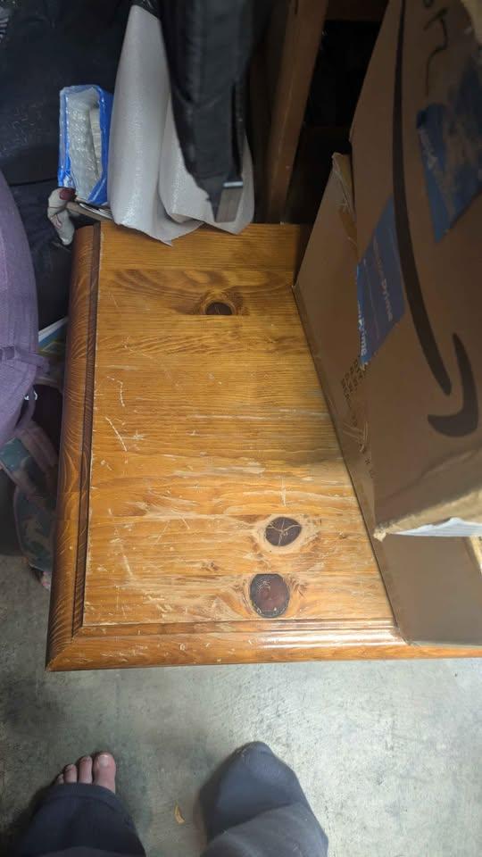 Solid Wood Bedside Table/Drawers 3