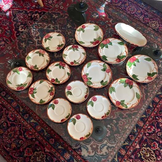 Vintage Franciscan Apple Plates - Mixed Lot