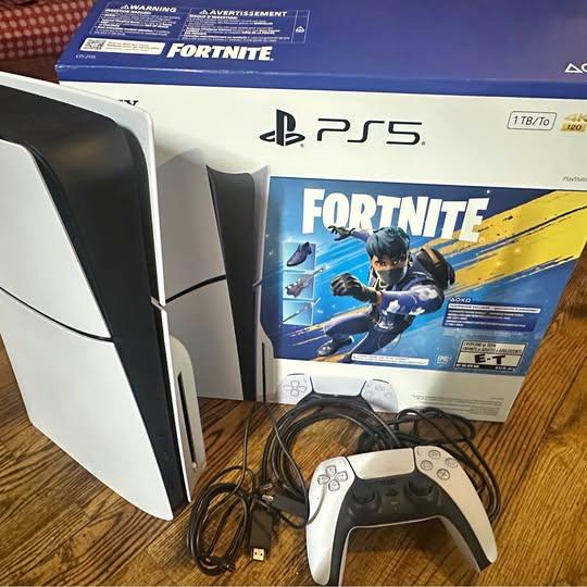 PS5 Disc Console 1TB Fortnite Bundle