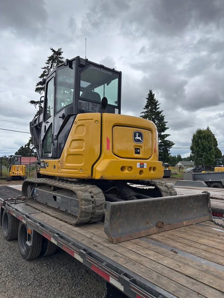 2025 John Deere, 60P/G Excavator, enclosed cab, 14,000 pound unit, r e n t