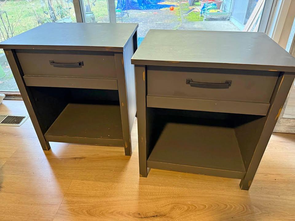 Matching bedside tables