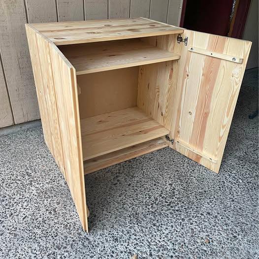 Solid wood cabinets
