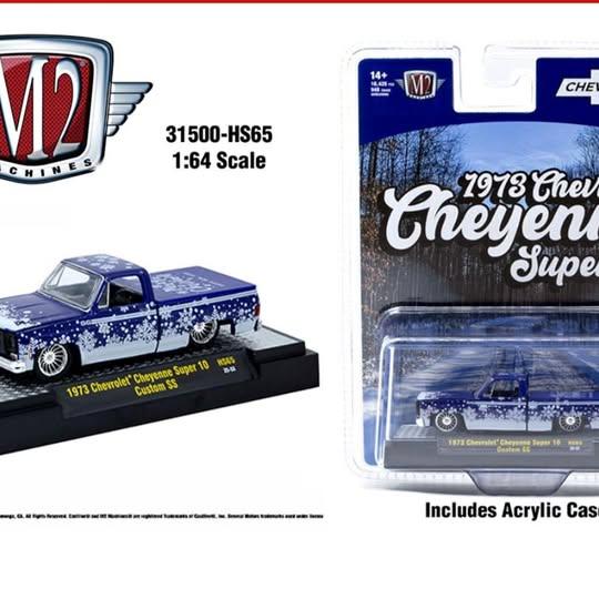M2 Machines 1973 Chevrolet Cheyenne Super 10 Holiday Custom SS SS454 31500 HS65