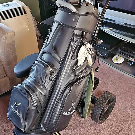 Batcaddy X4R Electric Golf Cart with matching Bag