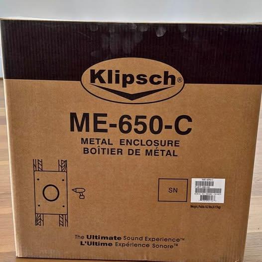 Klipsch ME-650-C In Ceiling Speaker metal enclosure