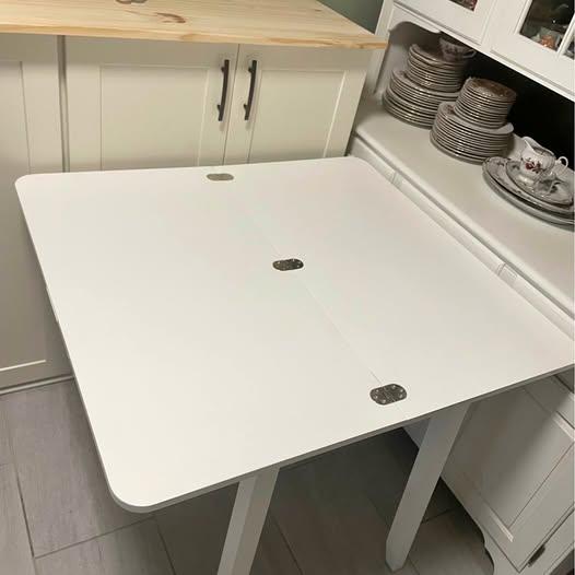 Linon Brenton 3Pc Folding Dining Set White $20