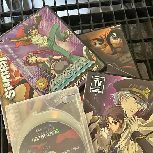 Assorted anime dvds