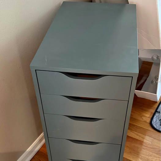 IKEA rolling drawers and side table