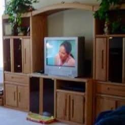 Living room entertainment center