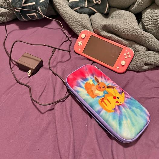 Nintendo Switch Lite and Case