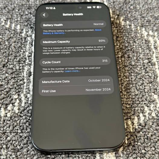 iPhone 16 Pro 256GB – Unlocked – Black Titanium