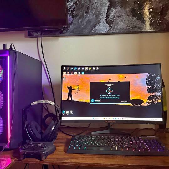 Gaming pc entire set up