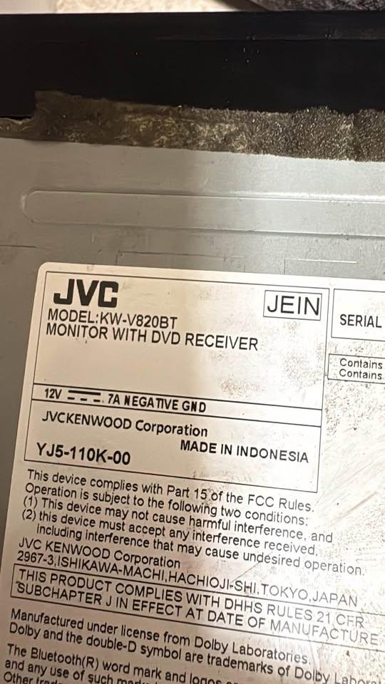 Jvc double din 2