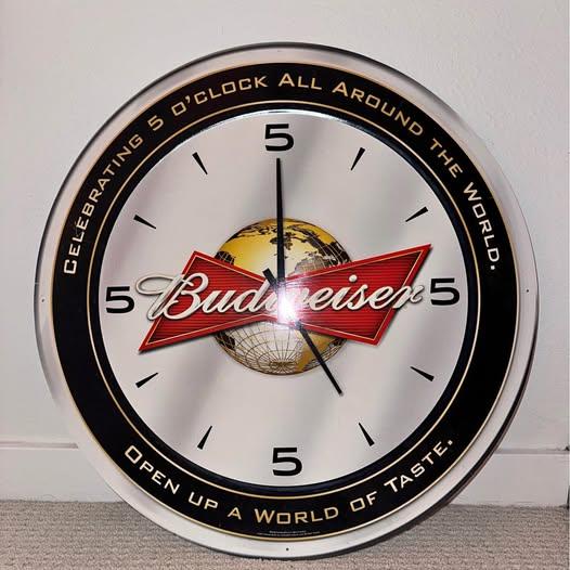 Budweiser Metal Beer Sign