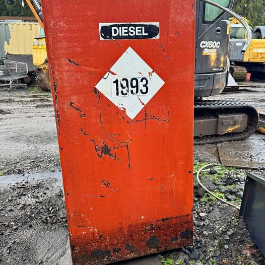 UL listed 1496 gallon diesel fuel storage tank