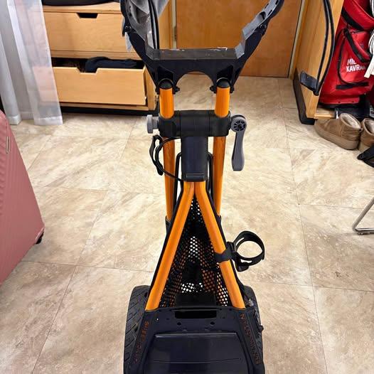 Orange Sun Mountain Speed Cart Golf Push Cart