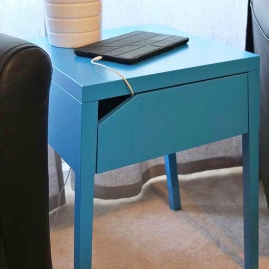 IKEA selje metal side table /night stand