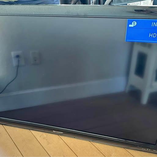 SHARP AQUOS 60” TV (no remote)