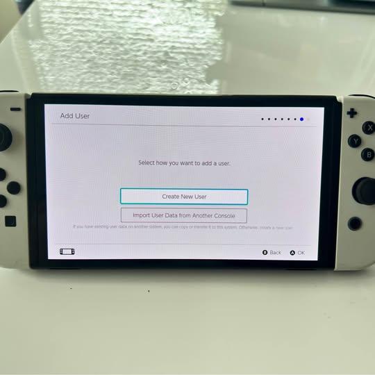 Nintendo Switch OLED White Joy-Cons - Console Only