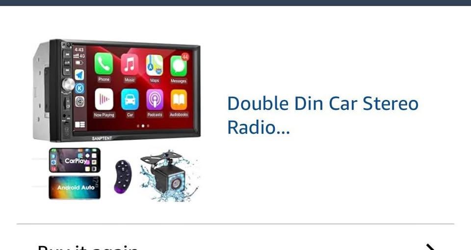 Double din car stereo