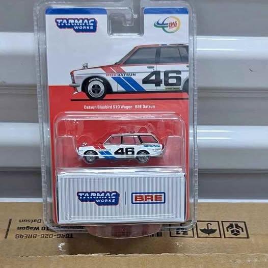 Tarmac Works 1:64 Datsun Bluebird 510 Wagon BRE #46 Limited Edition – Indonesia Exclusive