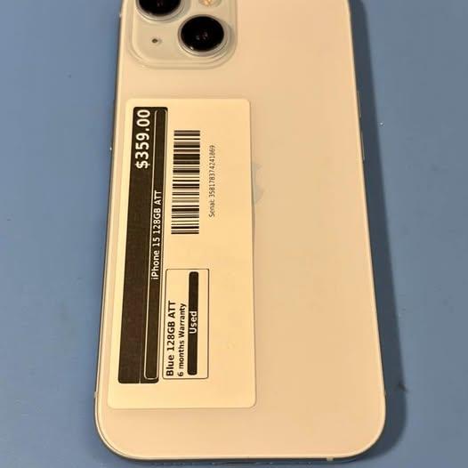 iPhone 15 128GB ATT