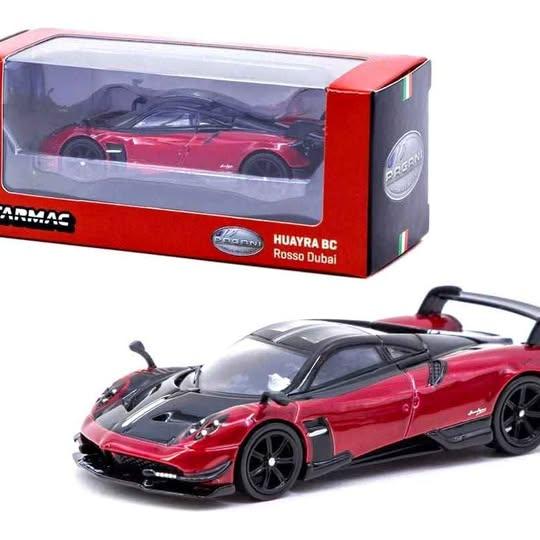 Tarmac Works 1:64 Pagani Huayra BC Rosso Dubai (Red and black) – Global64