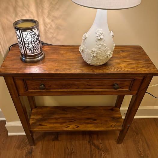 Wooden Entryway Console Table