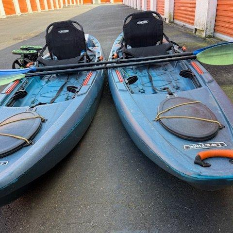 Twin Set of Teton sit on top 11.5" Kayaks