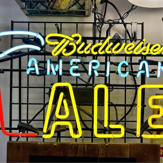 Budweiser American Ale Neon Bar Sign